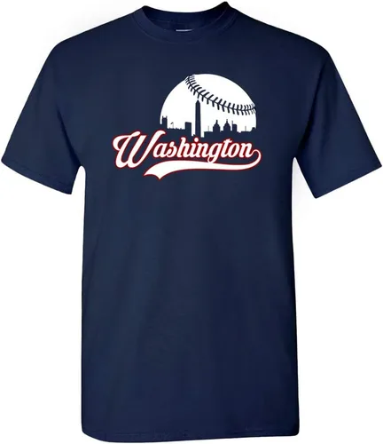 Vista 26 de Xtreme Apparrel Cityscape Skyline - Camiseta para hombre para fanáticos del béisbol