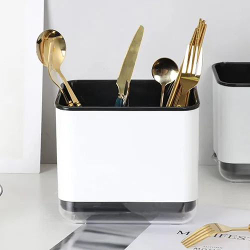 Vista 6 de KeFanta Organizador de Fregadero para Encimera, Portaesponjas para Fregadero de Cocina, Soporte para Esponja y Cepillo de Platos, Organizador