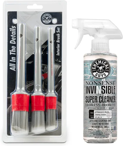 Vista 8 de Chemical Guys, Cepillo para detallar el cabello de jabalíes para ruedas