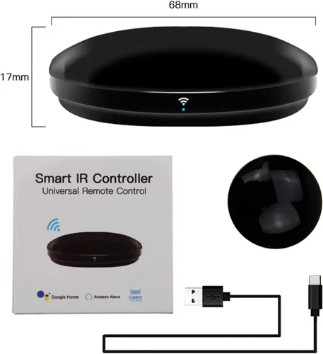 Vista 7 de FRANKEVER Paquete de 2 controles remotos inteligentes por infrarrojos, control remoto infrarrojo universal para TV, DVD, aire acondicionado STB
