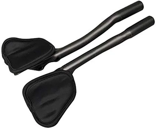 Vista 12 de TT Bars Carbon Bike Areo Bars Manillar RXL SL Bullhorn Manillar 340 Carbon Aero Bars Aero Manillares Negro 3K Brillante 31.8X340mm Triatlón Aero