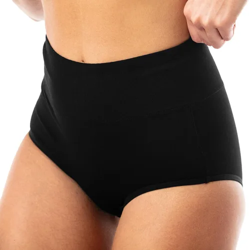 Vista 5 de Satini Bragas de algodón de cintura alta, cobertura completa, suaves, sin costuras, transpirables, cómodas, ropa