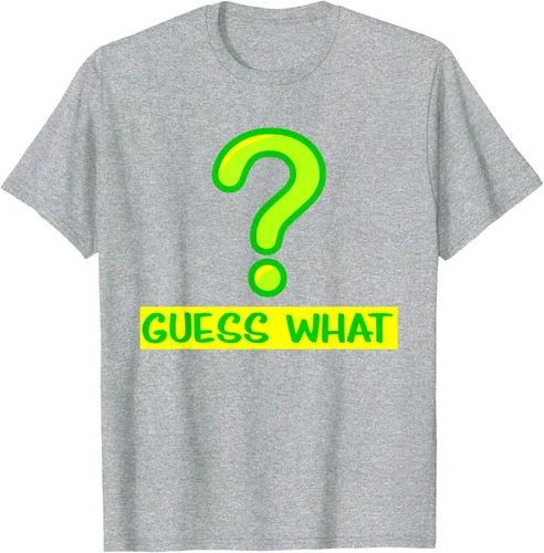 Vista 32 de Question Mark playera Guess What playera, hombre XL, Púrpura