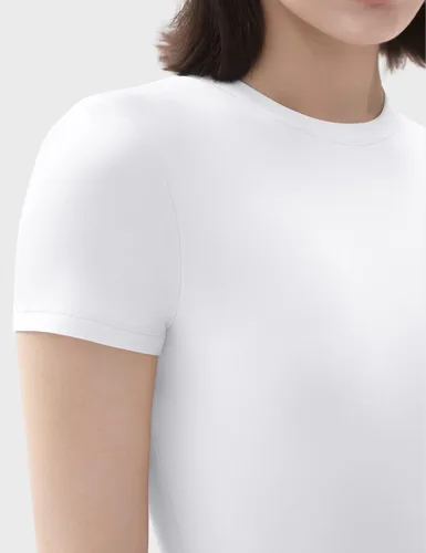 Vista 3 de PUMIEY Body de manga corta con cuello redondo para mujer, camiseta de moda, colección Smoke Cloud Pro