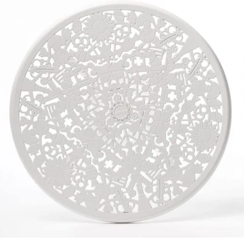 Vista 2 de SELETTI La industria Collection Mobiliario – Mesa redonda color blanco