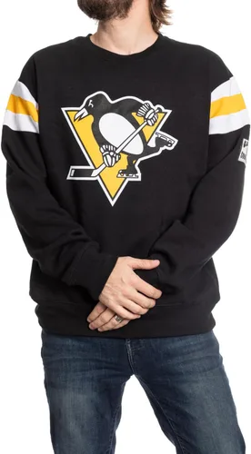 Vista 12 de Calhoun NHL Surf & Skate Varsity - Sudadera de cuello redondo para hombre, estilo retro, colección Coastal