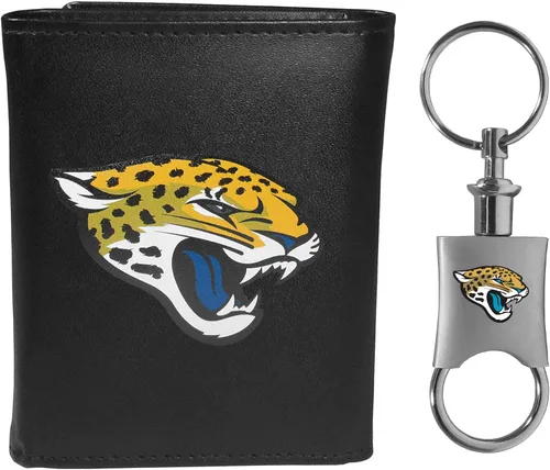 Vista 5 de Siskiyou Sports NFL unisex Tri-fold Wallet & Valet Key Chain