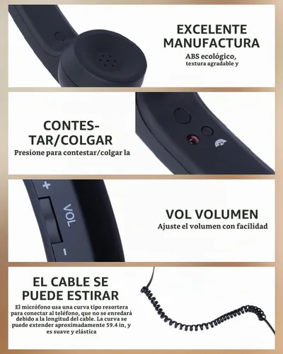 Vista 7 de Teléfono retro para decoración del hogar, estética para iPhone, teléfono giratorio para el hogar, teléfono con cable Pop para teléfonos celulares