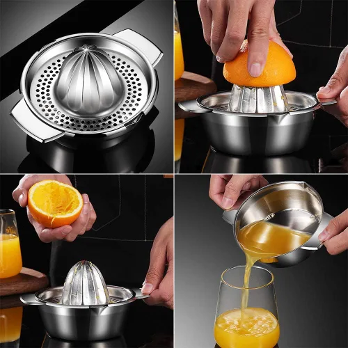 Vista 4 de Jugo de la prensa de la mano de la fruta Juicer Citrus Lemon Juicer,Herramienta manual multiusos del Juicer