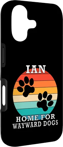 Vista 3 de Ian Home for Wayward Dogs Family Name Case for iPhone 17