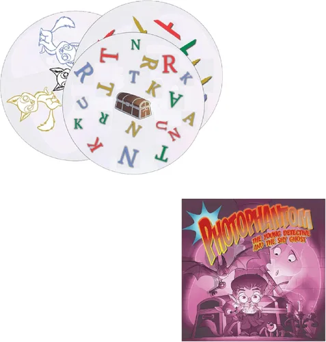 Vista 7 de Giochi Uniti Juego de mesa Photophantom Juego de estrategia con temática de fantasma espeluznante Juego de detectives Divertido juego familiar