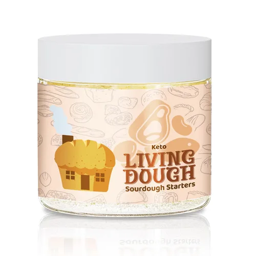 Vista 10 de Living Dough - Cultura de Masa Madre Amistosa Amish de 55 Años - Masa Madre Dulce y Orgánica para Hornear - Para Pan Artesanal, Masa para Pizza