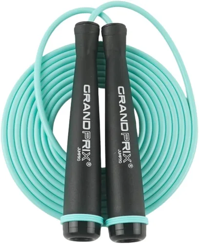 Vista 11 de Cuerda de salto de velocidad para hombres y mujeres (serie Grand Prix Speed) Cuerda de saltar de PVC ajustable para entrenamientos de fitness