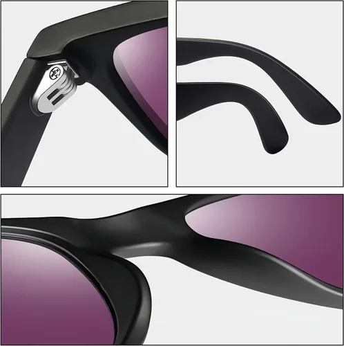 Vista 5 de Joopin Gafas de sol cuadradas polarizadas con protección UV para hombre y mujer