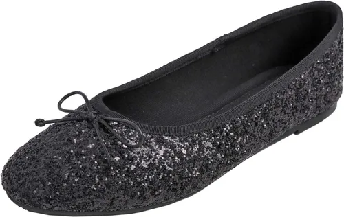 Vista 20 de FEVERSOLE Zapatos planos de ballet de patente para mujer, color macarrón colorido Beige