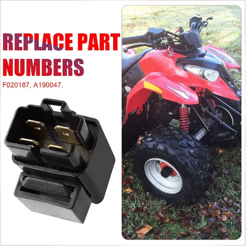 Vista 5 de Solenoide de relé de arranque compatible con Polaris Predator Scrambler Sportsman 50 90 50cc-90cc ATV Quad Scooter Dirt Bike #F020187 A190047