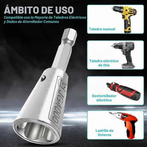 Vista 6 de Axlksia Herramienta de tornado de alambre para taladro, 2 piezas de tornado de alambre de taladro, conector de herramienta de torsión de alambre