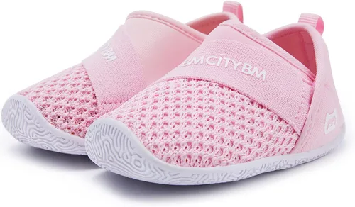 Vista 4 de BMCiTYBM - Botas de nieve para niños y niñas, con forro de piel, zapatos de invierno, ligeros para exteriores (niños pequeños)