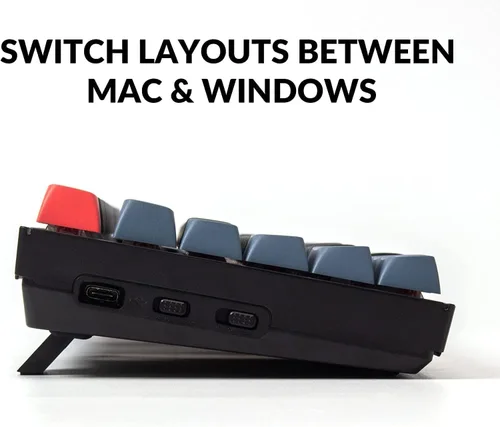 Vista 6 de Keychron K10 Pro QMK/VIA Teclado mecánico inalámbrico personalizado, intercambiable en caliente, tamaño completo, 108 teclas programable