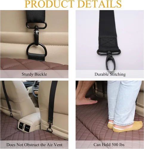 Vista 5 de Ablechien Colchón de coche no inflable, extensor de asiento trasero para camión, hamaca de perros, colchón de cama de camión, colchón de campamento