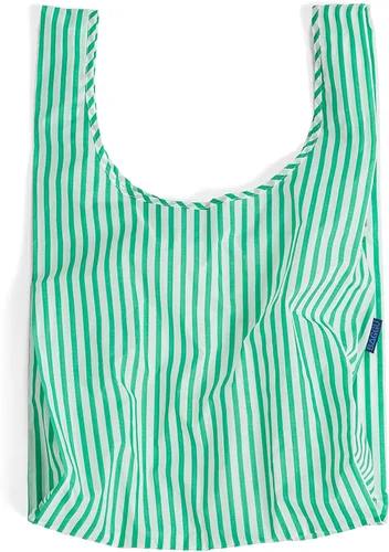 Vista 12 de BAGGU Standard Reusable Shopping Bag, Ripstop Nylon Grocery Tote or Lunch Bag Piel de serpiente rosa