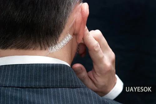 Vista 4 de UAYESOK Paquete de 2 tubos de bobina acústica de repuesto, universal, transparente, kit de vigilancia para auriculares de radio bidireccionales