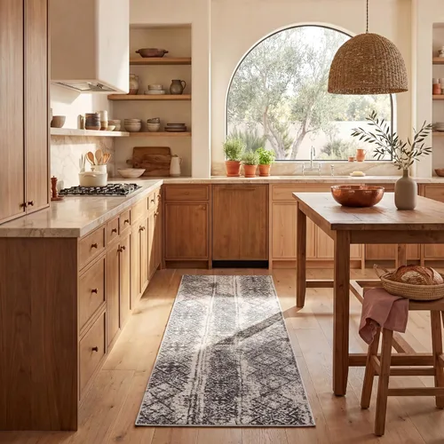 Vista 21 de SAFAVIEH Alfombra de área 8x10 - Colección Adirondack - Grande - Negro y plateado, diseño marroquí bohemio, no suelta pelusa y fácil de limpiar