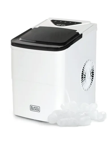 Vista 8 de BLACK+DECKER Máquina de hielo de capacidad de 26 lb