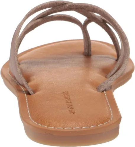 Vista 3 de Tienda Essentials Sandalias planas con tiras para mujer