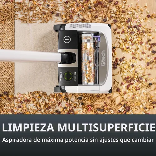 Vista 3 de Gtech Paquete de Aspiradora System Platinum - Incluye la Aspiradora Vertical AirRam Platinum y la Aspiradora de Mano Multi Platinum - Batería