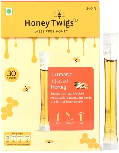 Vista 10 de Honey Twigs Honey Sticks Caja de regalo – 36 pajitas de miel natural de una sola porción – 8.47 onzas por paquete (0.28 oz por palo) Paquete