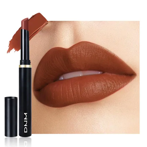 Vista 36 de evpct Lápiz labial líquido mate malva con aceite de labios, acabado brillante, lápiz labial 2 en 1, resistente al agua de larga duración