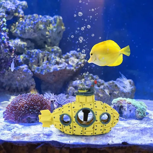 Vista 7 de Honio Burbuja de aire para acuario, decoración de acuario submarino, para peces
