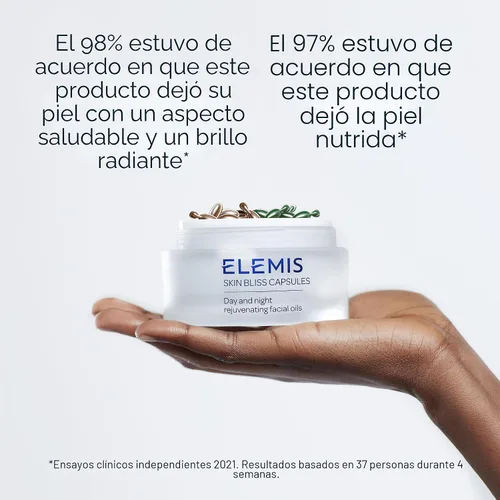 Vista 4 de ELEMIS Skin Bliss Capsules – Antioxidant-Rich Anti-Aging Day & Night Face Oils, Purify, Replenish & Nourish the Skin, Skincare Serum Capsules for