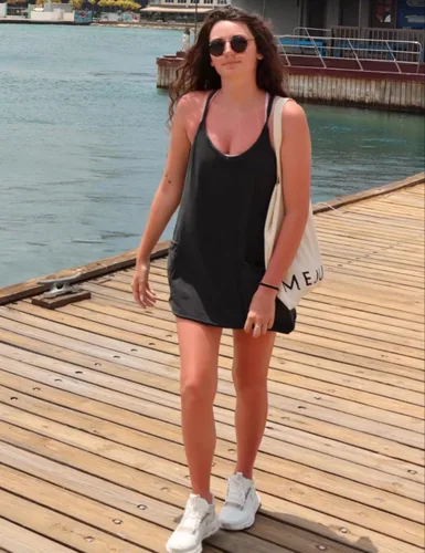 Vista 6 de Vestido de verano para mujer 2025 Hot Shot Mini Romper Vestidos Atléticos Tirantes Espaguetis Vestido de Tenis Construido en Pantalones Cortos