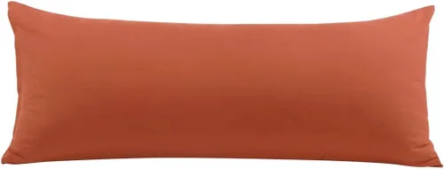 Vista 25 de PiccoCasa Funda de almohada de microfibra con cremallera de 110 GSM, 20 x 48 pulgadas, color negro