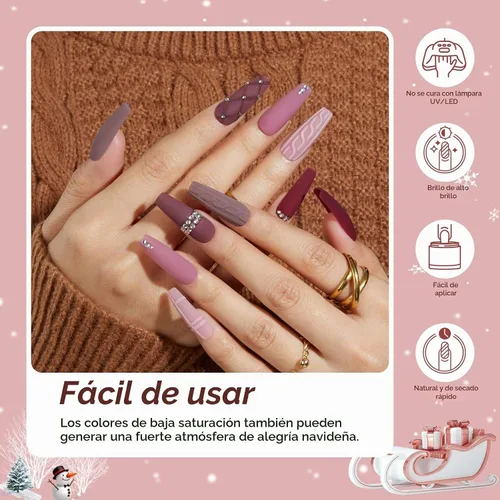 Vista 3 de AzureBeauty Kit de 31 piezas de polvo de inmersión para uñas para todas las Desnudo Bronceado Gris Negro