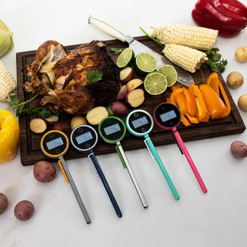 Vista 9 de Pocket Pro - Termómetro de carne de lectura instantánea de 1 segundo Termómetro digital de carne recargable para parrilla, alimentos, barbacoa