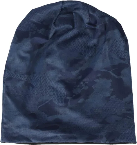Vista 2 de FORBUSITE Gorro ligero reversible para hombres y mujeres, para correr, absorbe el sudor y se seca rápido B092dh-azul