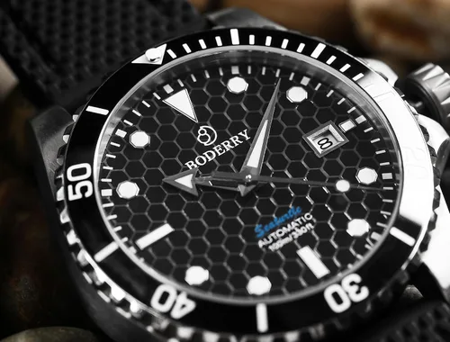 Vista 3 de BODERRY Relojes de buceo automáticos japoneses originales para hombre, caja de titanio con cristal de zafiro, reloj de pulsera mecánico impermeable