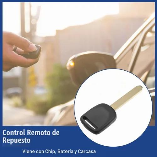 Vista 2 de ACROPIX Llave de encendido con chip de transponder sin cortar de repuesto para Honda Civic CR-V 2002-2006 para Honda Odyssey Pilot 2003-2004 HO01PT