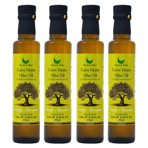 Vista 8 de Aceite de oliva virgen extra prensado en frío y fresco Arbequina de Noah's Ark Origen único, alto polifenol - 3L/101 oz