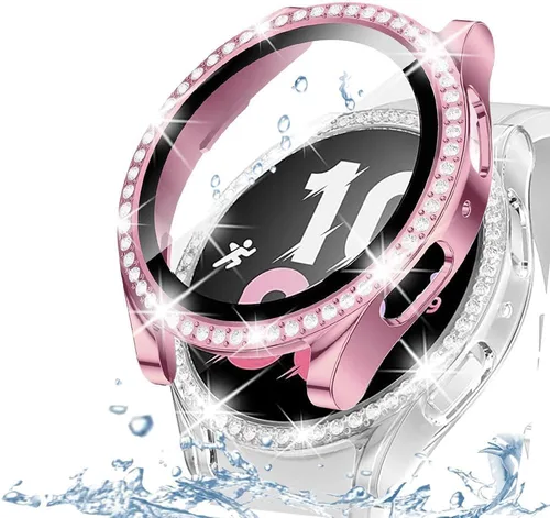 Vista 91 de DEALELE Paquete de 1 + 3 fundas compatibles con Samsung Galaxy Watch 7 Ultra (1.772 pulgadas), funda protectora de policarbonato transparente