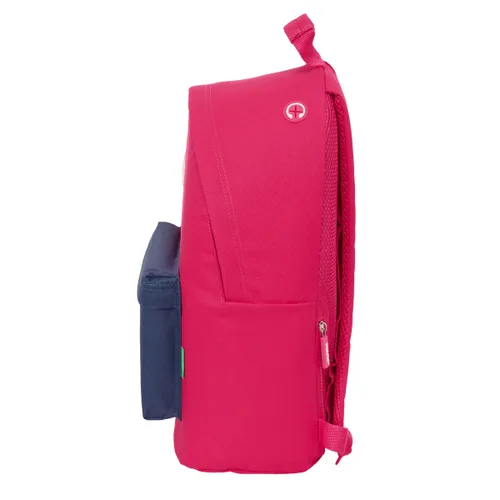 Vista 4 de Mochila para Portátil Benetton benetton Cereza Azul marino 31 x 41 x 16 cm