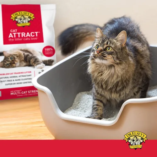Vista 6 de Dr. Elsey's® Cat Attract® Arena de arcilla compactante para gatos, bolsa de 18 libras