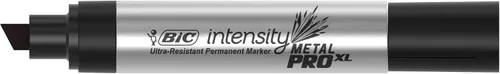 Vista 3 de BIC Intensity Pro XL - Marcador permanente, punta de cincel extragrande, negro, 12