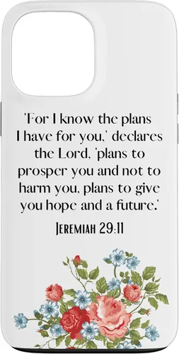 Vista 29 de Funda para iPhone 12 Pro Max I Know The Plans I Have For You Says The Lord Jeremiah 29:11