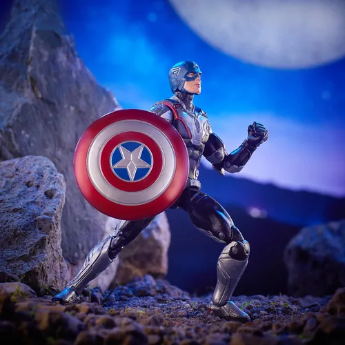 Vista 6 de Hasbro Marvel Legends Series Avengers: Endgame - Figura coleccionable de Captain America Marvel Cinematic Universe de 6 pulgadas Marvel Legends