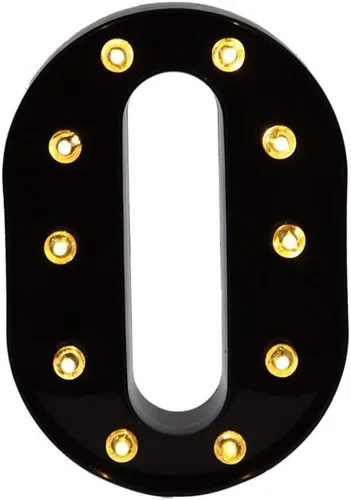 Vista 31 de Ulalaza Letrero de luz LED en blanco y negro, 2 letras AA alimentadas por batería para boda, fiesta de cumpleaños, lámpara de Navidad, luz nocturna