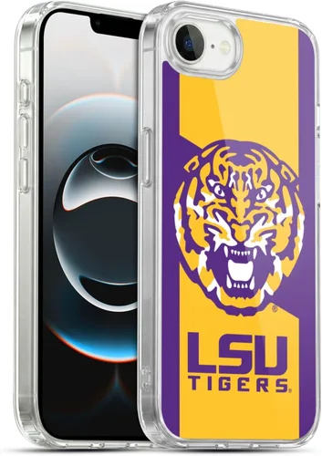Vista 110 de Head Case Designs Funda de gel suave con licencia oficial de la Universidad Estatal de Louisiana LSU Camou compatible con Apple iPhone 7 Plus/iPhone